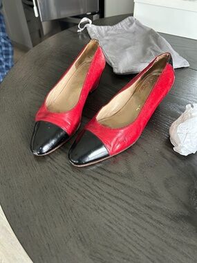Chanel  Vintage Two Tone Ballet Shoes